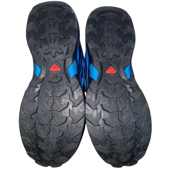 Salomon Junior XA Pro 3D CSWP Hiking Shoes Gore-Tex Waterproof Blue & Yellow low - Picture 11 of 14